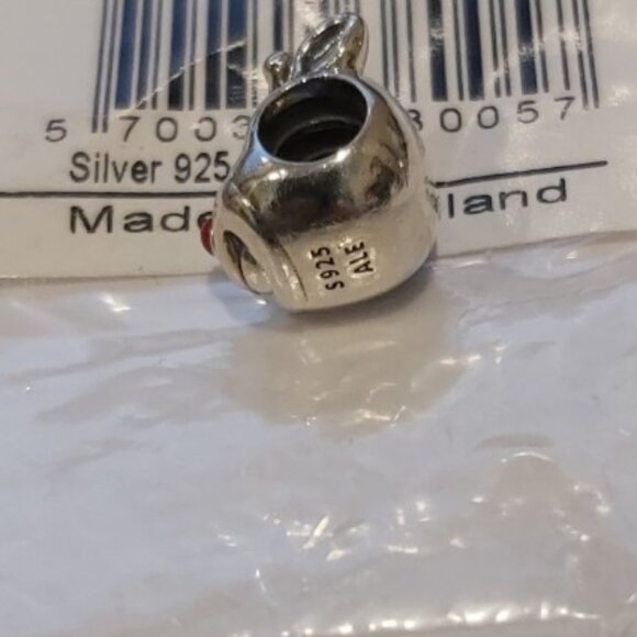 Pandora *Retired* Sterling Silver Red-Nosed Reindeer with Red Enamel 791781EN39 - Picture 7 of 8